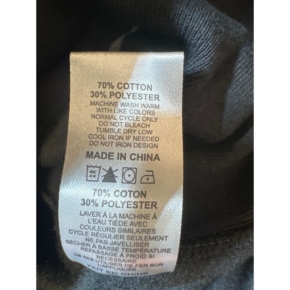 Black Rifle Coffee Company Mens Hoodie Black BRCC Leather Patch IND5000PC Medium - Picture 7 of 11